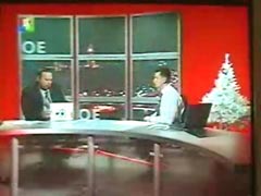 7 минутное интервью с Юрием Анатольевичем Бабиковым в передаче «25-й час» на московском канале ТВЦ 30 декабря 2004 г.